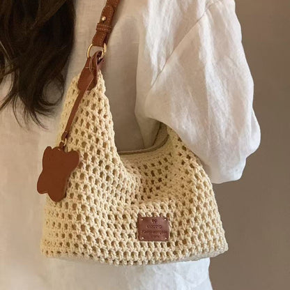 Évasion Bohème – Sac Bandoulière Tressé