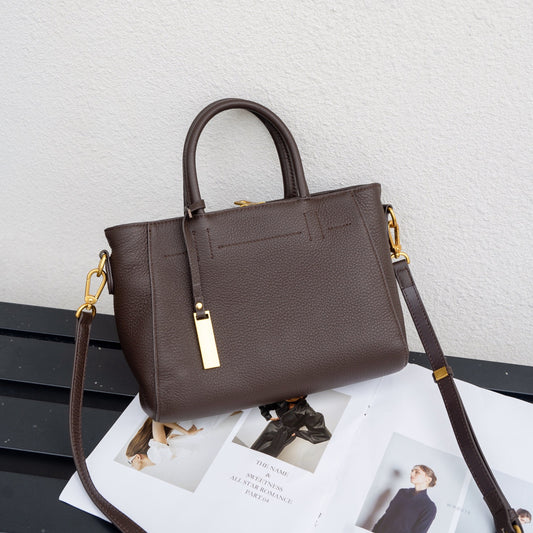 Sac Cabas Éléganza™ – Cuir Véritable & Minimalisme Urbain