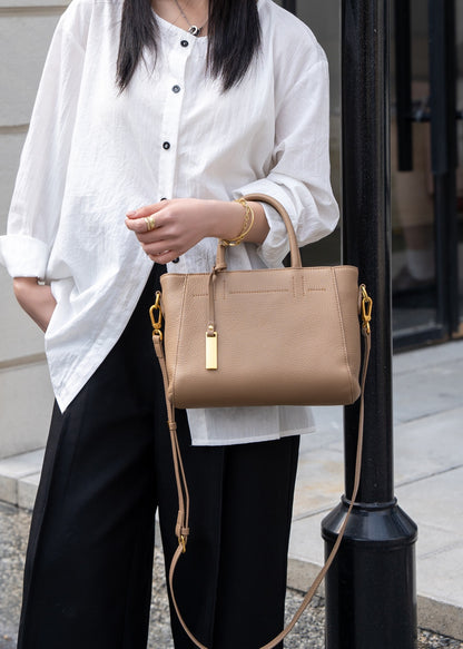 Sac Cabas Éléganza™ – Cuir Véritable & Minimalisme Urbain