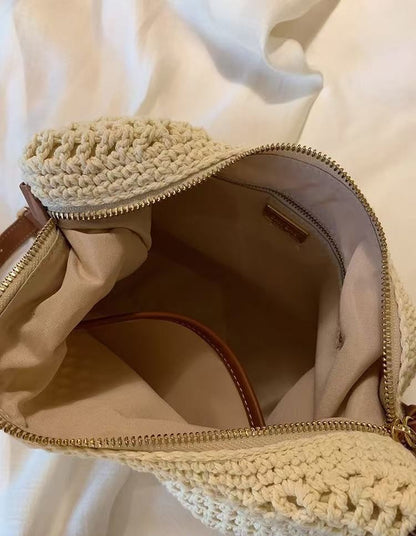 Évasion Bohème – Sac Bandoulière Tressé