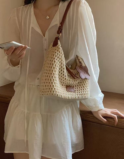 Évasion Bohème – Sac Bandoulière Tressé