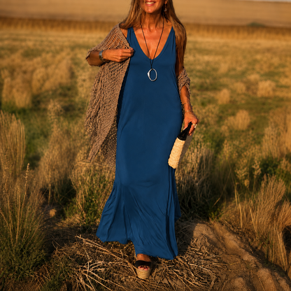 Robe Longue Élégante à Bretelles™