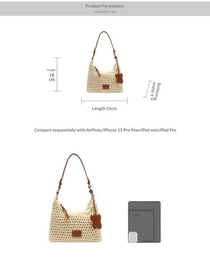 Évasion Bohème – Sac Bandoulière Tressé