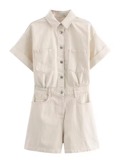Combishort Casual Chic à Poches™