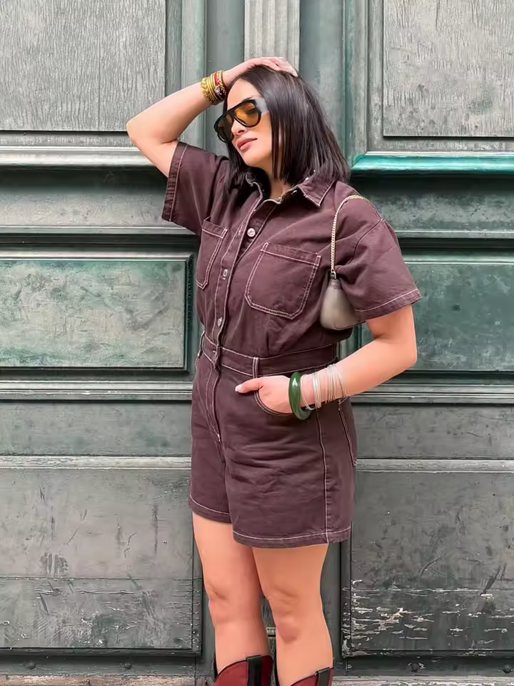 Combishort Casual Chic à Poches™