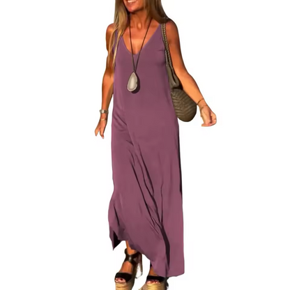 Robe Longue Élégante à Bretelles™