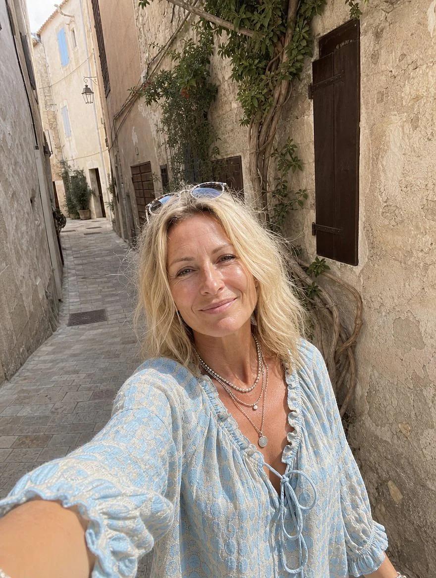 Blouse Bohème Chic à Imprimé Artistique™