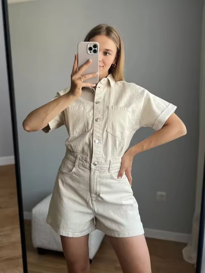 Combishort Casual Chic à Poches™