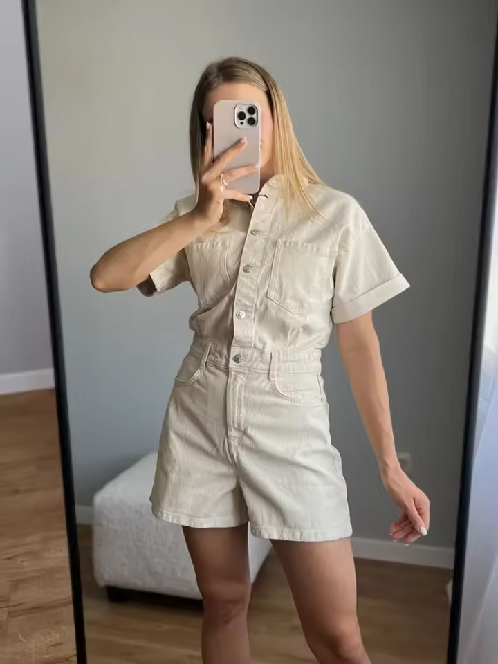 Combishort Casual Chic à Poches™