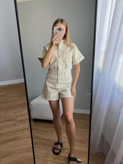 Combishort Casual Chic à Poches™